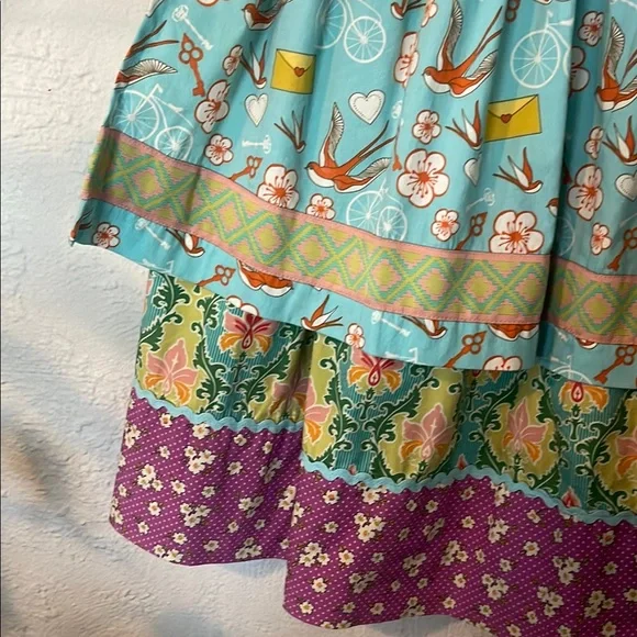 Matilda Jane Colorful Floral Layered Dress - Picture 2 of 9